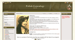 Desktop Screenshot of gen.genealogiapolska.pl