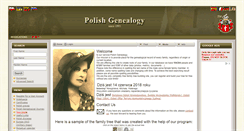 Desktop Screenshot of genealogiapolska.pl