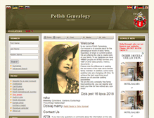 Tablet Screenshot of kielak.genealogiapolska.pl